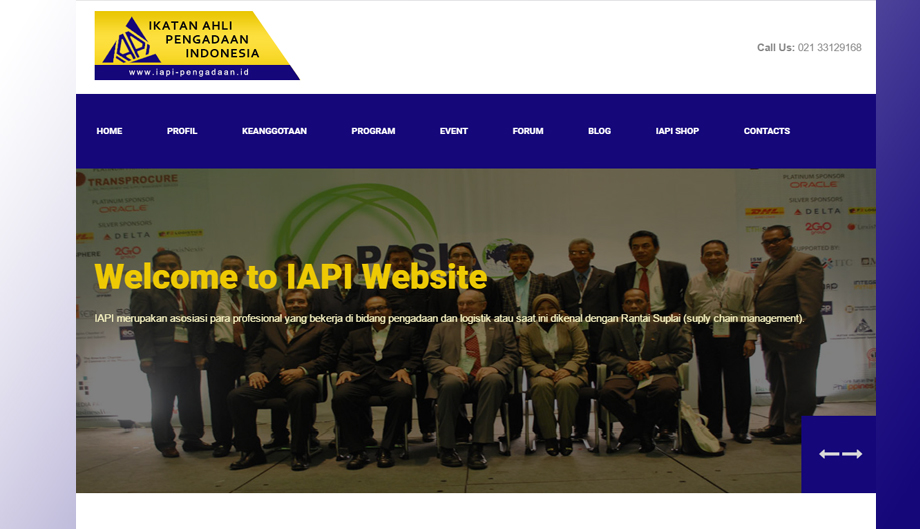 jasa layanan web cms ikatan-ahli-pengadaan-indonesia-(iapi)