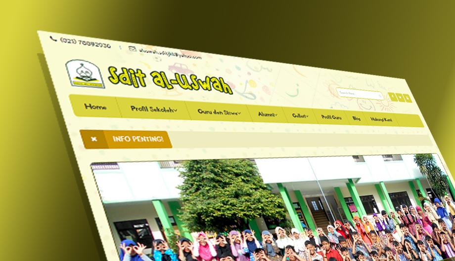 jasa layanan web cms sdit-al-uswah-jakarta