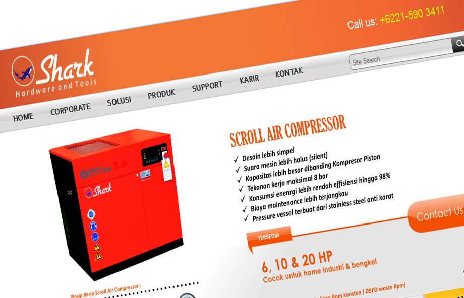 portofolio jasa layanan web PT. Sharprindo Dinamika Prima