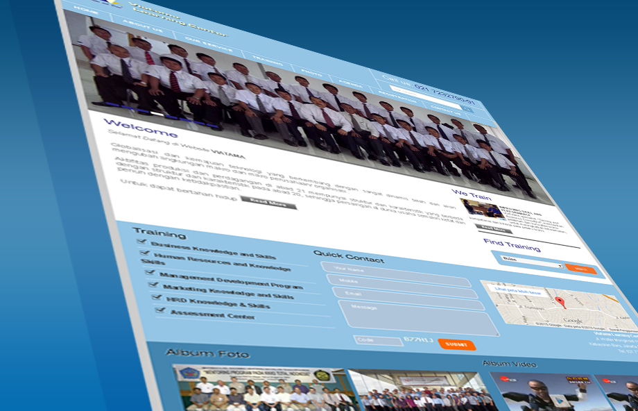 jasa layanan web cms viatama-learning-center