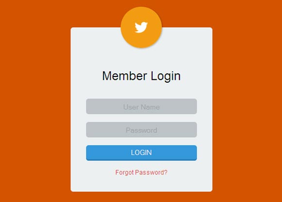 Login-form html