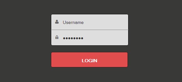 Login template