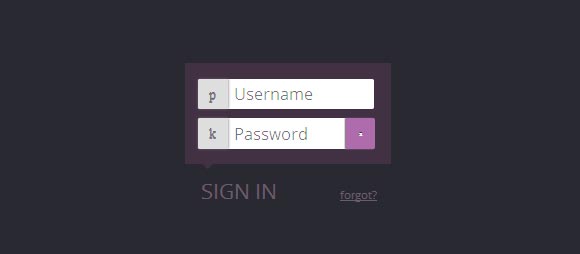 Minimal-login-form